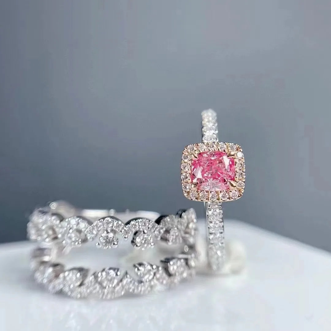 Pinkish Brown Diamond Ring (GIA)