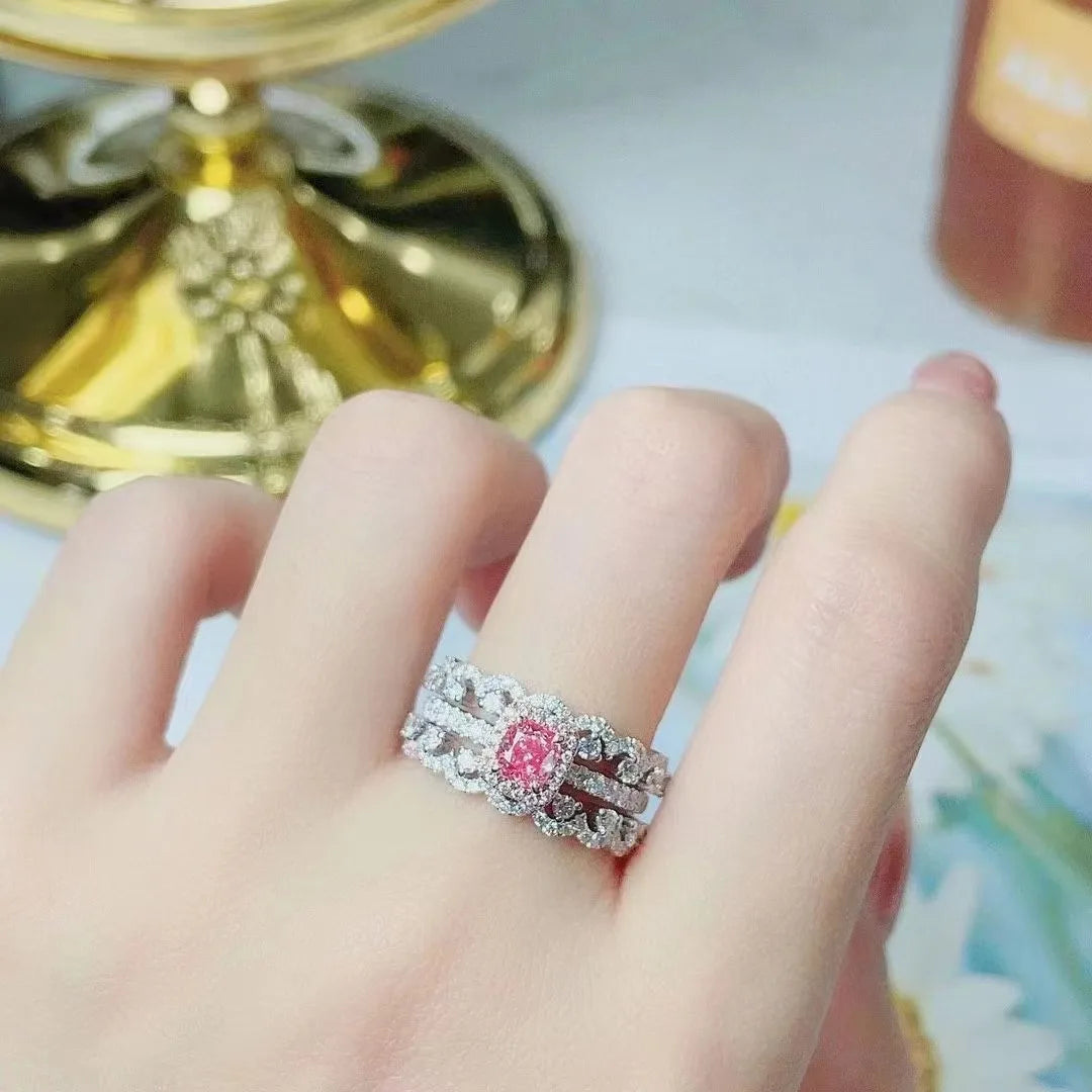 Pinkish Brown Diamond Ring (GIA)